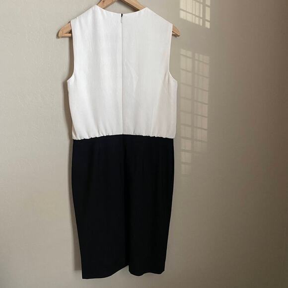 HUGO BOSS Domona Colorblock Sheath Dress Size 6 - Picture 6 of 13
